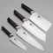 Набор стальных ножей HuoHou Composite Steel Kitchen Knife Set (4 ножа + подставка) HU0033